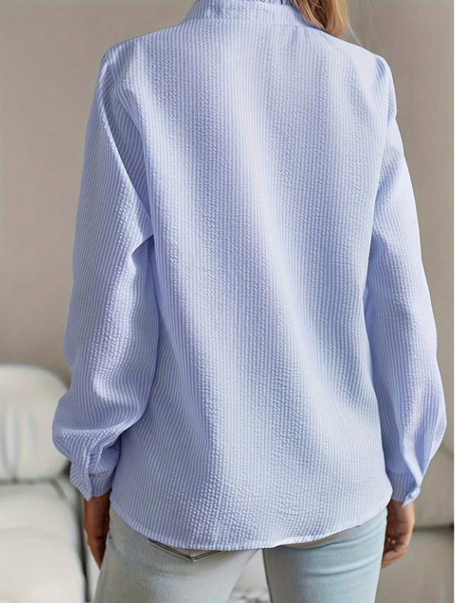 Verónica - Blusa unicolor de botones