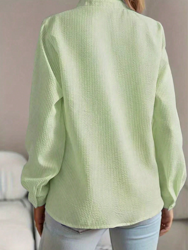 Verónica - Blusa unicolor de botones