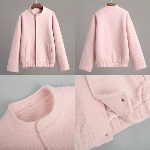 Nerea - Chaqueta Oversize Rosa