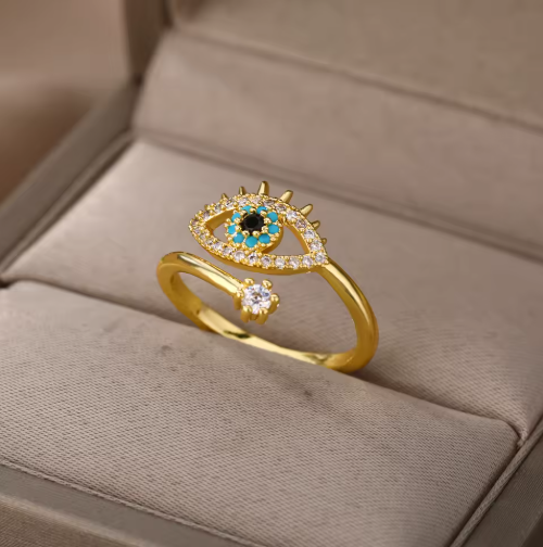 Shui - Anillo Ojo Azul Turco